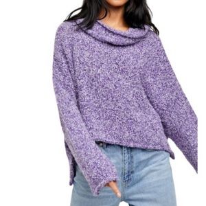 NWOT Free People BFF Neck Sweater Size M